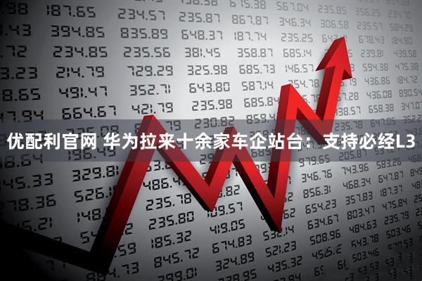 优配利官网 华为拉来十余家车企站台：支持必经L3